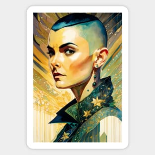 Sinead O'Connor Portrait Sticker